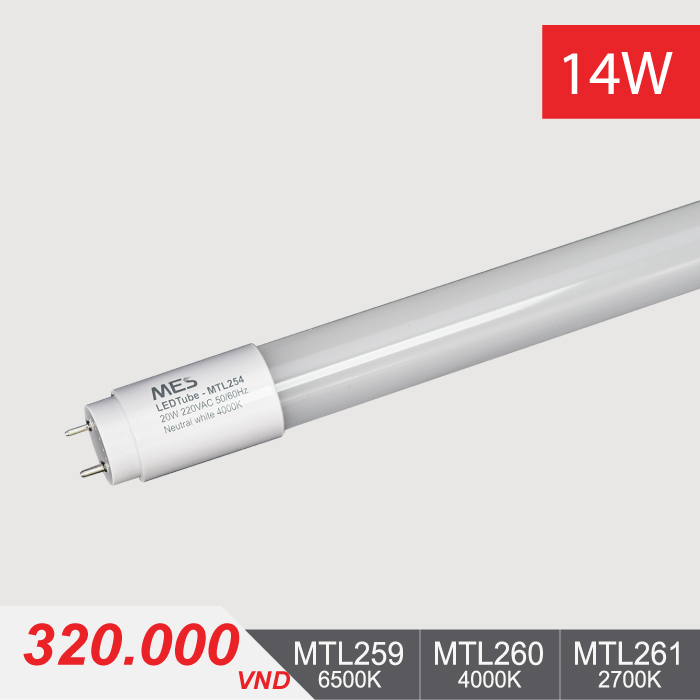 Đèn LED Tube T8 - 14W/1m2 - MTL259/MTL260/MTL261